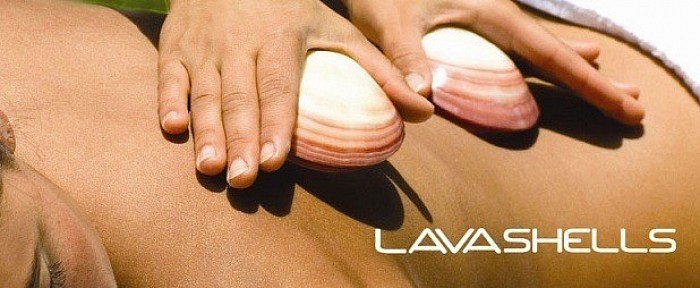 Lava shell massage